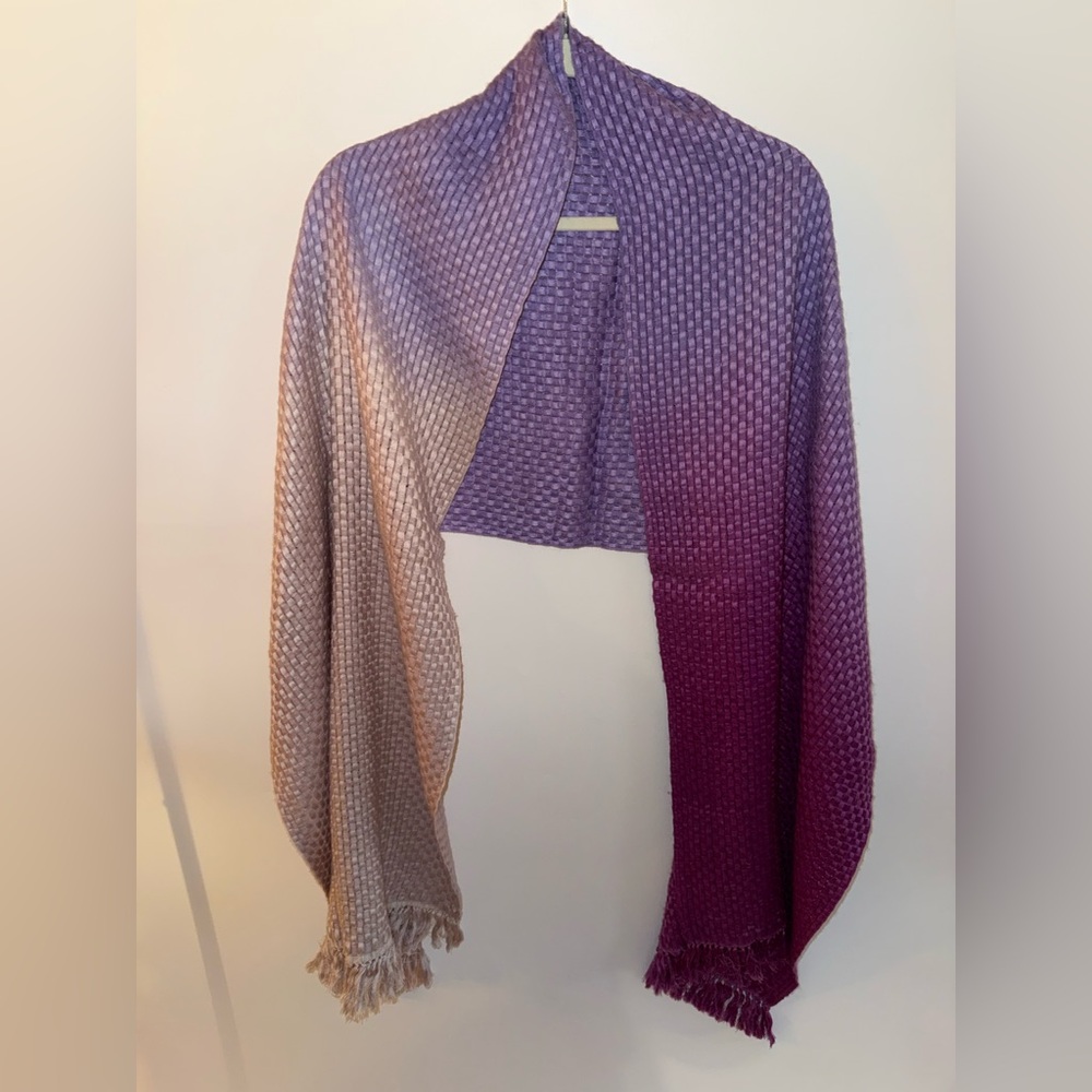 Bajra ombré basketweave scarf - Picture 5 of 6